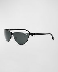 Fendi - Runway Style Acetate Butterfly Sunglasses - Lyst