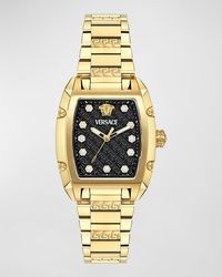 Versace - Dominus Ip Bracelet Watch, 44.8Mm X 36Mm - Lyst