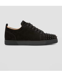 Christian Louboutin - Luxury Sneaker With Suede Panels - Lyst