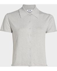 RE/DONE - The Conway Cotton-Blend Polo Shirt - Lyst