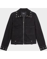Rails - Roxbury Studded Denim Jacket - Lyst