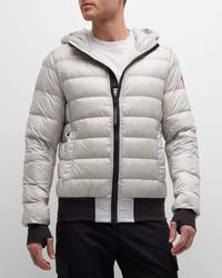 Canada Goose - Crofton Hooded Down Bomber Jacket - Lyst