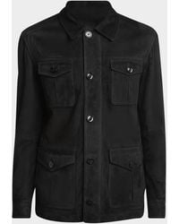 Tom Ford - Apos;S Suede Four-Pocket Military Jacket - Lyst