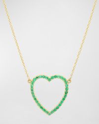 Jennifer Meyer - Large Open Heart Necklace - Lyst