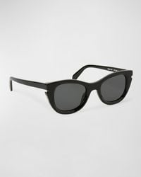 Off-White c/o Virgil Abloh - Boulder Acetate Cat-Eye Sunglasses - Lyst