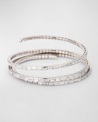 Rahaminov Diamonds - 18K 3-Coil Baguette Diamond Wrap Bracelet - Lyst
