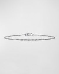 Lana Jewelry - Skinny Diamond Tennis Bracelet, 7"L - Lyst