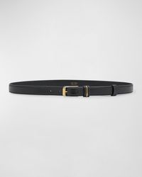 The Row - Metallic Loop Small Leather Belt - Lyst