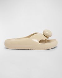 Loewe - Pebble Foam Toe-Post Slide Sandals - Lyst