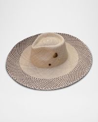 Van Palma - Georgia Embellished Straw Large Brim Hat - Lyst