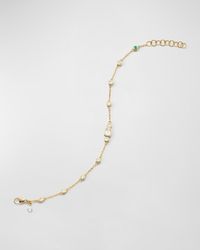 Monica Rich Kosann - 18k Yellow Gold Staggered Diamond Tennis Bracelet - Lyst