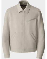Mackage - Apos;S Hayes Double-Face Herringbone Wool Shirt Jacket - Lyst