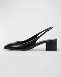 Aeyde - Romy Leather Slingback Pumps - Lyst