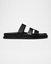 Tory Burch - Ines Leather Triple-Band Sport Mule Sandals - Lyst