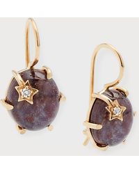 Andrea Fohrman - Mini Galaxy Ruby Kyanite Earrings - Lyst