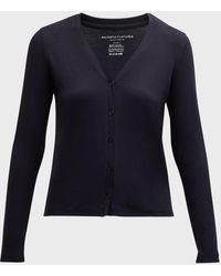 Majestic Filatures - Soft Touch Button-Front Cardigan - Lyst