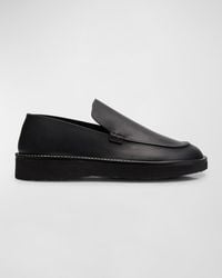 Loewe Faro Leather Loafers in Brown for Men | Lyst