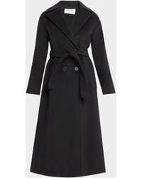 Akris Punto - Long Double-Breast Belted Wool-Cashmere Coat - Lyst