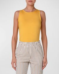 Akris Punto - Fitted Jersey Tank Top - Lyst