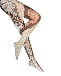 Wolford Serpentes Reptile-pattern Tights - Multicolor