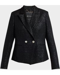 Kiton - Paillette Double-Breasted Blazer Jacket - Lyst