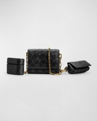 Bottega Veneta - Intrecciato Leather Wallet On Chain - Lyst