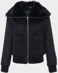 Gorski - Jacket With Select Lamb Shearling Collar - Lyst