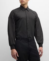 Alexander McQueen - Harness Drop-shoulder Dress Shirt - Lyst
