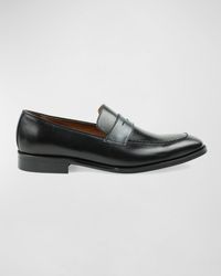 Bruno Magli - Arezzo Braided Leather Penny Loafers - Lyst