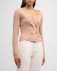 NAADAM - Cashmere Ribbed Double-Breasted Cardigan - Lyst