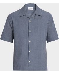 Givenchy - Apos;S Checked Cotton Bowling Shirt With Embroidery - Lyst