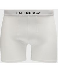 Balenciaga - Cotton-stretch Logo Boxer Briefs - Lyst