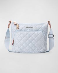 MZ Wallace - Metro Scout Deluxe Denim Quilted Crossbody Bag - Lyst