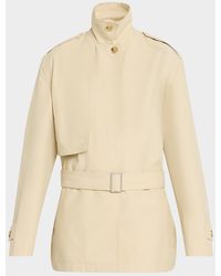 Vince - Cotton-Blend Short Jacket - Lyst