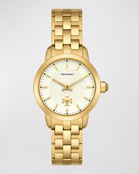 Tory Burch - The Tory Three Hand Tone Stainless Steel Watch - Lyst
