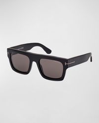 Tom Ford - Fausto T-logo Square Sunglasses - Lyst