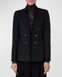 Akris Punto - Denim Tweed Tailored Jacket - Lyst