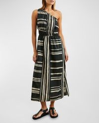 Rails - Selani One-Shoulder Midi Dress - Lyst