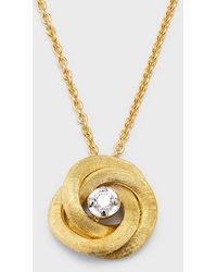 Marco Bicego - Jaipur Link 18k Yellow Gold Pendant Necklace With Diamond - Lyst