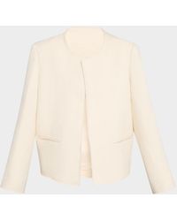 TOTEME - Open-Front Bouclé Blazer Jacket - Lyst