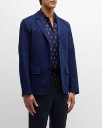 Scotch & Soda - Unconstructed Seersucker Blazer - Lyst