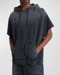 Givenchy - Destroyed Short-Sleeve Hoodie - Lyst