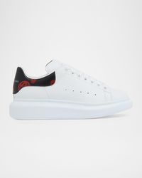 McQueen - Apos;S Oversized Skull Leather Low-Top Sneakers - Lyst