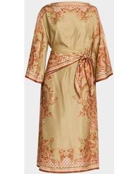 Zimmermann - Aster Tunic Midi Dress - Lyst