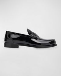 Givenchy - Mr G Patent Leather Penny Loafers - Lyst