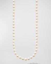 Lagos - Sterling And 18K Luna Pearl Small Strand Necklace - Lyst