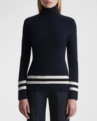 Fusalp - Judith Knit Turtleneck With Striped Detail - Lyst