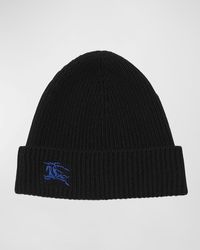 Burberry - Cashmere Knit Ekd Beanie Hat - Lyst