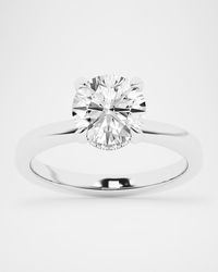 Neiman Marcus - Lab Grown Diamond 18K Round Solitaire Ring, 2.07Tcw - Lyst