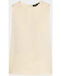 Theory - Silk Straight Shell Top - Lyst